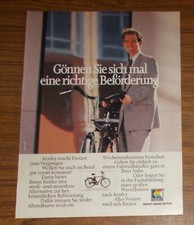 Seltene Werbung KETTLER ALU-RAD City Cruiser - Eine richtige Beförderung 1992