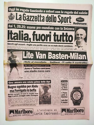 CORRIERE DELLO SPORT 1994 Usa 94 Maradona Baggio Italia-Messico Romario