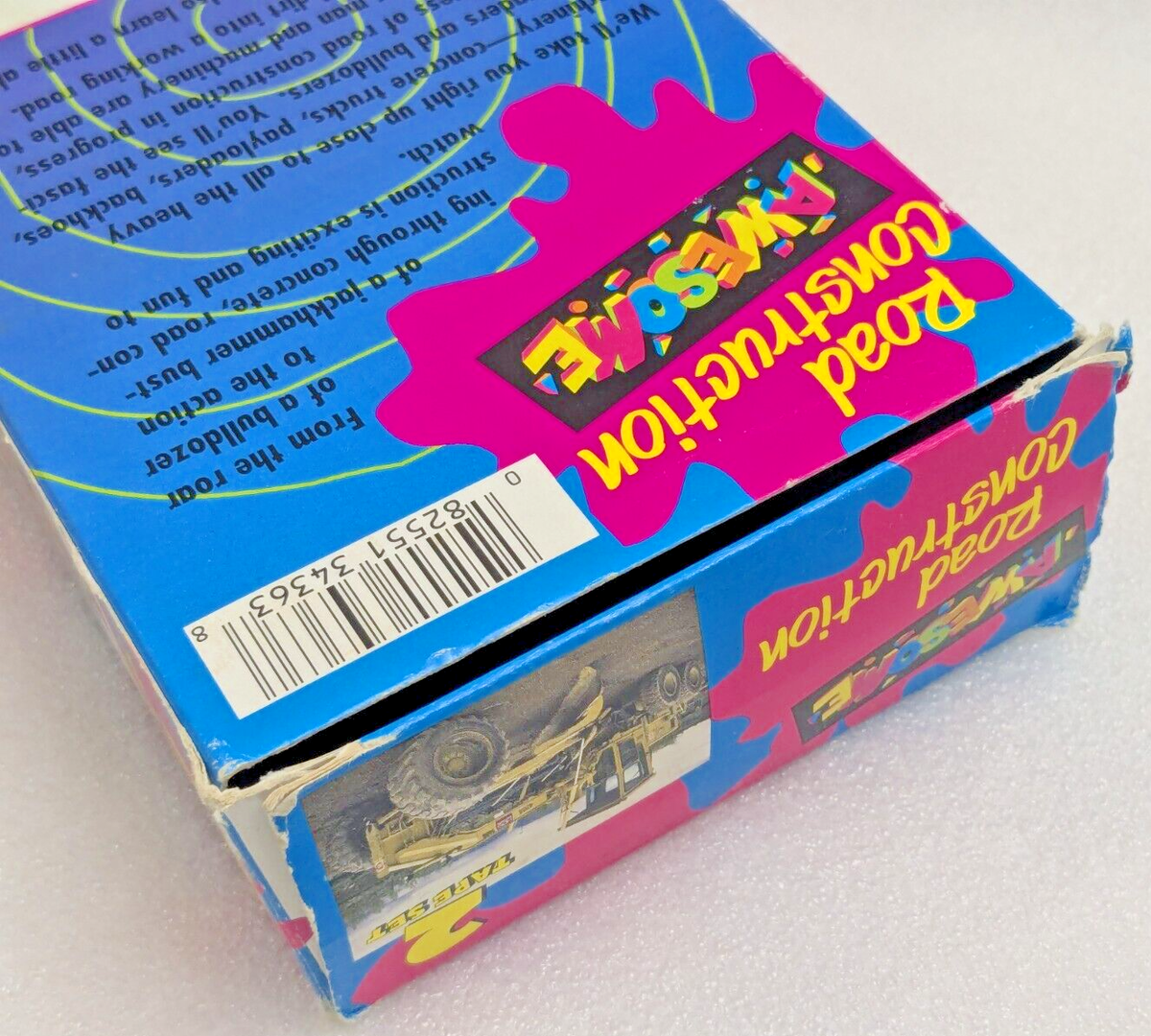 Awesome Road Construction 2 Tape Box Set (VHS, 1994, Greg