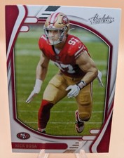 2021 Panini Absolute Football Nick Bosa card #84 San Francisco 49ers