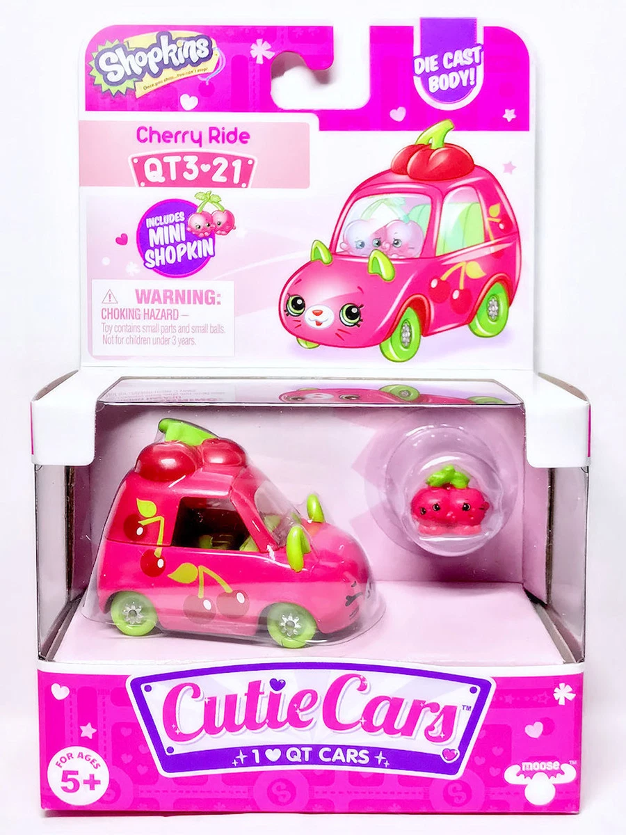 Shopkins Cutie Cars QT3-21 Cherry Ride Series 3 New