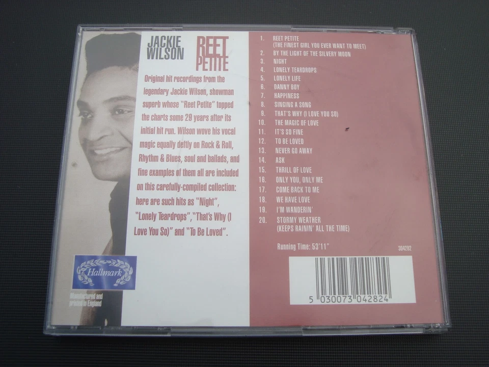 Jackie Wilson CD-Album: Reet Petite (20 Original Favourites) - Rock & Roll .. - Bild 3 von 3