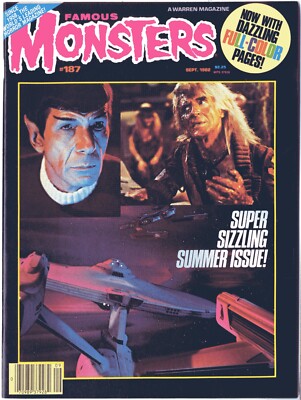Famous Monsters of Filmland # 187 NEAR MINT 9/82 Star Trek ll