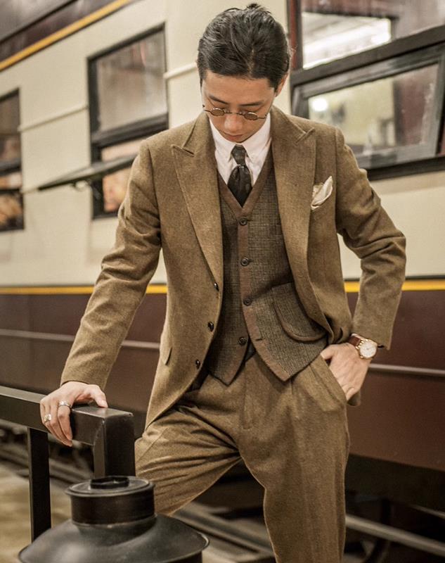 パンツ MURPHH Brown Stripe Slacks MURPHH Brown Stripe Slacks