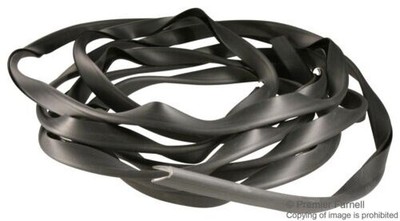 Panel Rand, Po, Schwarz, 5.38MM, 5M, Kabel Ösen, Kabel Verwaltung