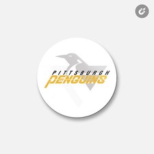 Pittsburgh Penguins NHL  4'' X 4'' Round Decorative Magnet