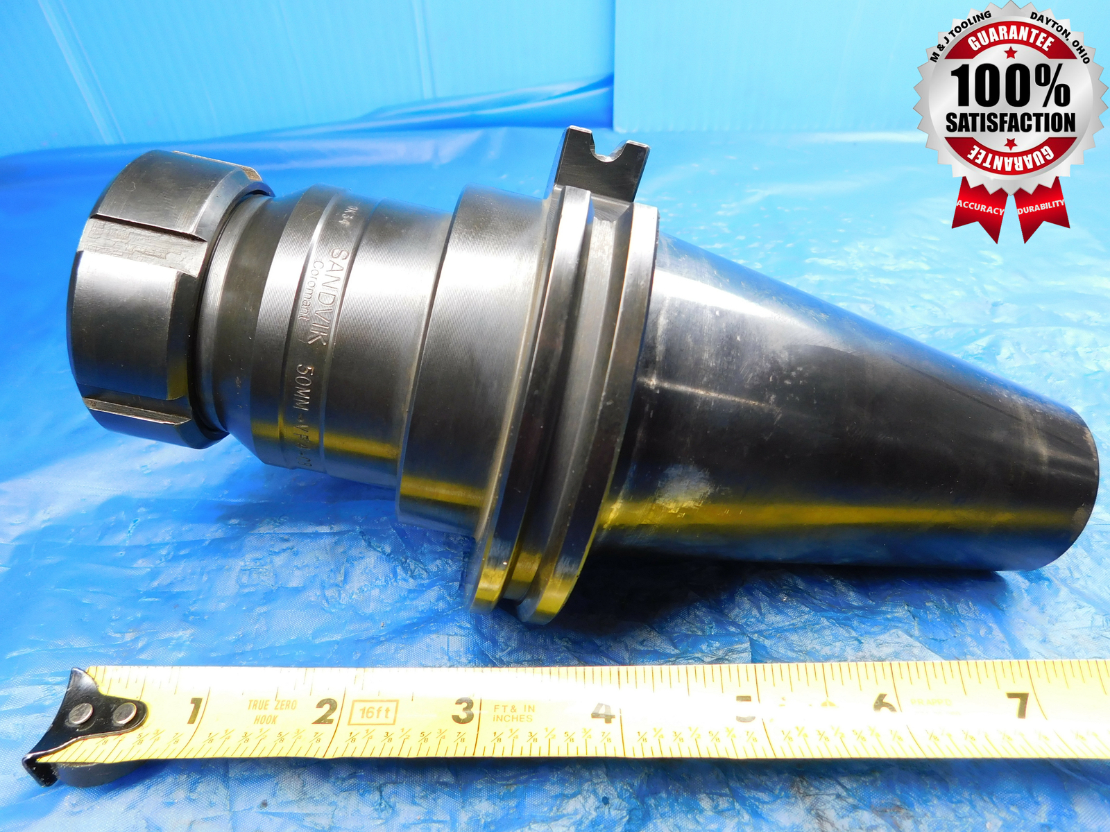 CAT50 SANDVIK C8 COLLET CHUCK TOOL HOLDER 3 3/4 PROJECTION 50MM-VF4-C8 ...