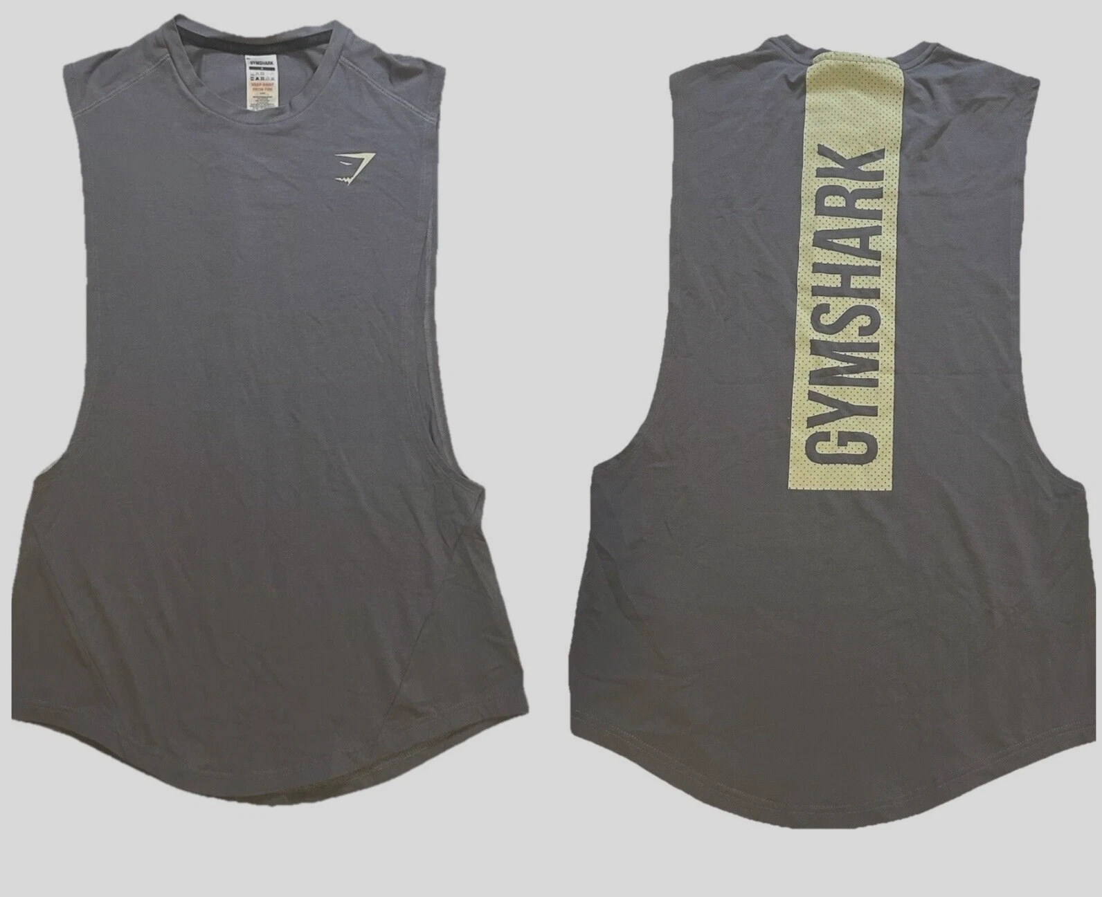 gymshark crew neck sleeveless tank-top