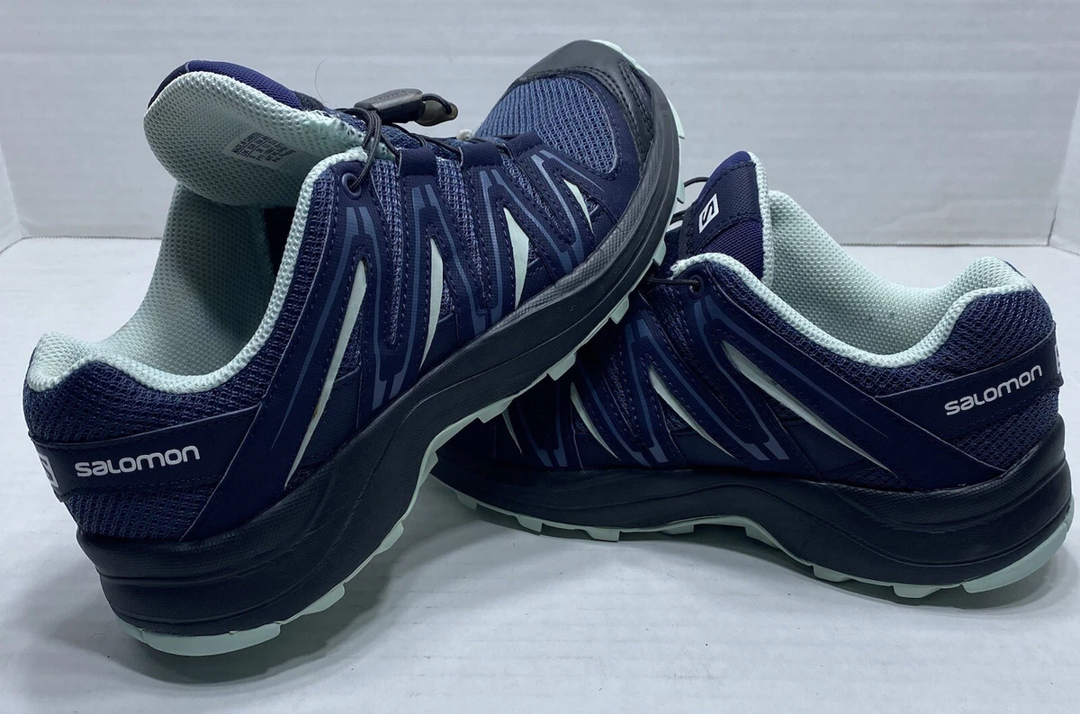 Salomon XA Baldwin Women's 6.5 Blue Trail Running Shoes Drawstring