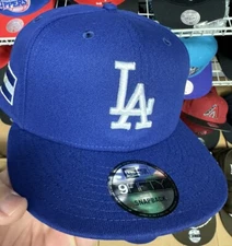 New Era Los Angeles Dodgers 9Fifty Snapback Hat El Salvador Flag Royal Blue