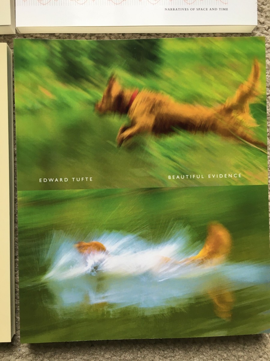 NEW! Edward Tufte 4 Book Set Beautiful Evidence / Visual