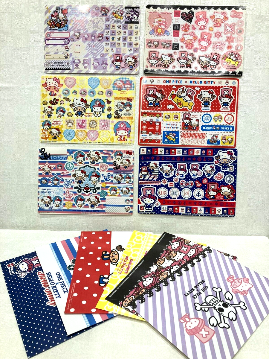 ONE PIECE × HELLO KITTY シール4セット Amazon.co.jp: ワンピース×ハローキティ インデックスシール ONE PIECE