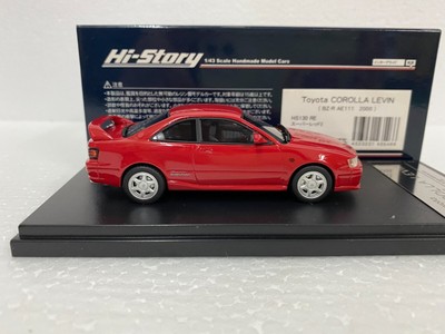 po 1:43 HI STORY HS130RE TOYOTA COROLLA LEVIN AE111 BZR 2000 JDM