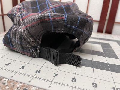 Supreme Bum Plaid Camp Cap ブラック 10ss Supreme Bum Plaid Camp