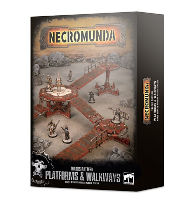 Necromunda: Platforms and Walkways Thatos Pattern - Warhammer 40k - New! 300-92