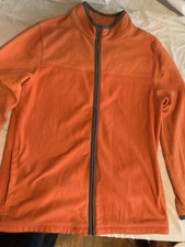 Youth orange fleece zip up jacket Cat And Jack size 12-14
