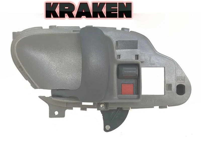 Inside Door Handle For Chevy GMC Truck Tahoe Suburban Yukon 1995-1999 Left Gray - Image 3 of 4