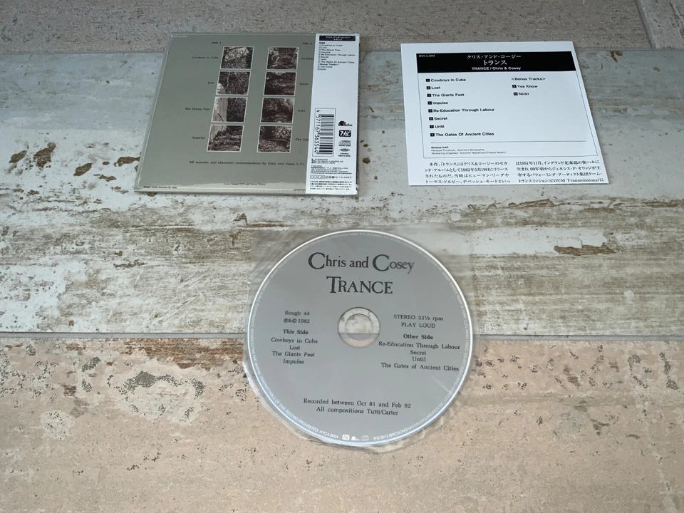 CHRIS & COSEY TRANCE RARE JAPANESE CD +BONUS TRACKS Throbbing Gristle Psychic Tv - Image 4 of 4