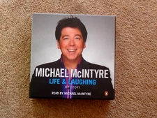 MICHAEL McINTYRE - LIFE & LAUGHING - MY STORY -   AUDIO BOOK -   ( 7 CDS )