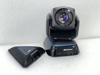 AVer EVC130 PTZ eCam Conference Camera and Mic - Black/Blue | Great Condition