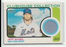 2022 Topps Heritage Baseball Jeff McNeil New York Mets Clubhouse Collection