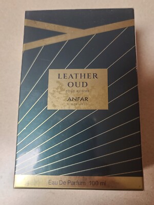Leather Oud Pour Homme Eau De Parfum For Unisex Men & Women By Anfar 100 ML NEW