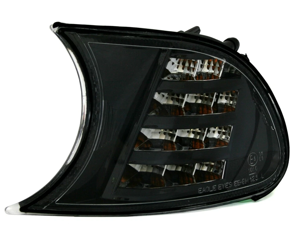 LED Frontblinker Set für 3er BMW E46 Coupe Cabrio in Schwarz - Bild 2 von 4
