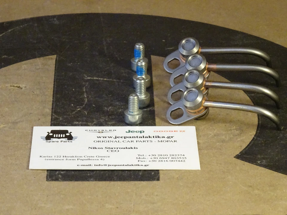 Valve Oil Jet Kit Jeep Wrangler JK 2.8CRD 07-18 68031460AA New Genuine Mopar - Image 3 of 4