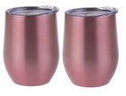 2 pieces Oasis Wine Traveler Tumbler Double Wall Insulated 330ml Rose