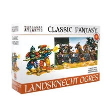 Death Fields/Classic Fantasy: Landsknecht Ogres (9 Multi Part Hard Plastic 28mm 