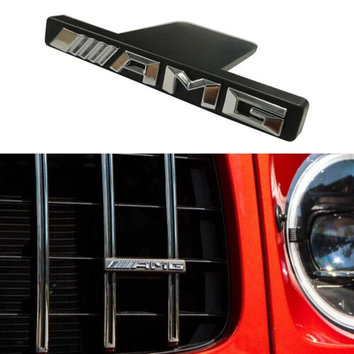 Fit For Mercedes/Benz AMG Badge Front Grill Emblem GT Panamericana 2017-2022 - Image 3 of 4