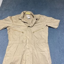 Walls Master Made One Piece Coveralls Mens 48 Tall Gray Cotton Non Insulated