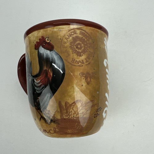 Walking Rooster Mug By Geoffrey Allen Certified Int’l 14 oz Colorful - Imagen 16 de 18