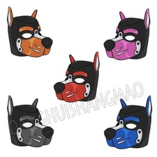Puppy Cosplay Costumes of M L Size Full Head Hood Mask for Role Play Game