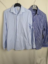 Bundle of 2 formal shirts long sleeve mens size 16.5 slim and regular fit