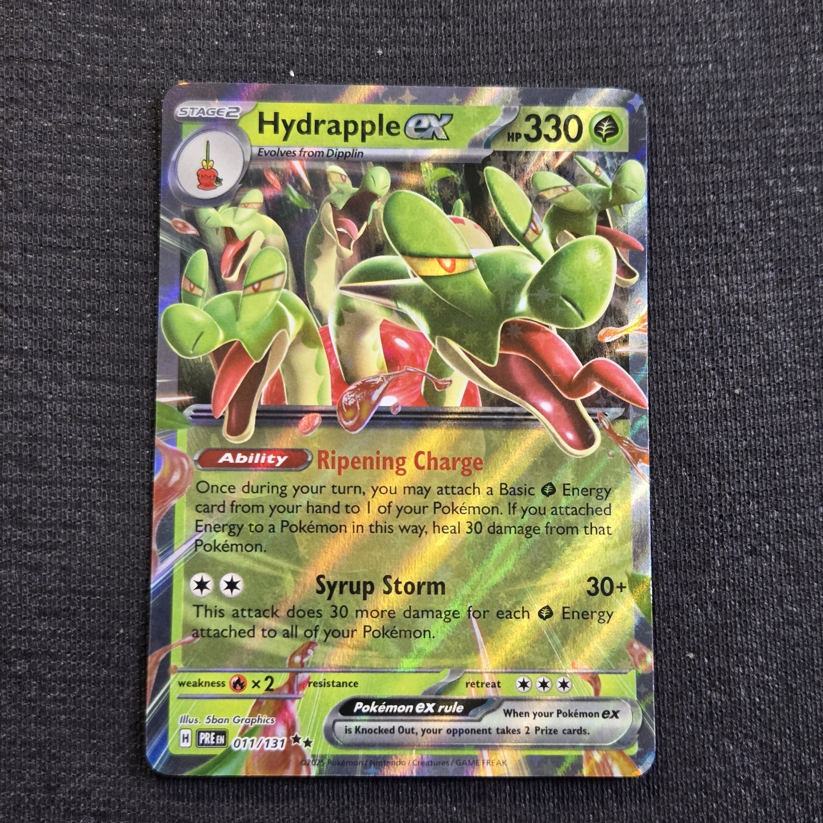 Pokemon TCG Prismatic Evolutions Hydrapple ex Double Rare Holo Card 11