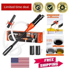 Battery Operated Fuel Transfer Pump - 3.0 GPM, Ideal for Outdoor Activities