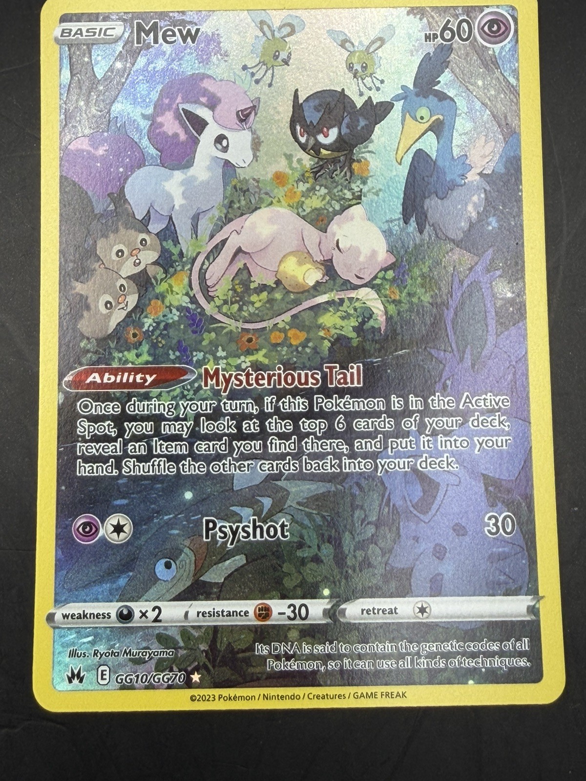 Mew - GG10/GG70 Crown Zenith Gallery Pokemon - NM