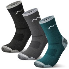 3 Pack Men's Merino Wool Hiking Socks