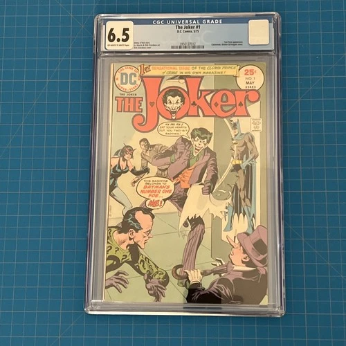 The Joker #1 (DC Comics May 1975) CGC Graded 6.5! Batman On Cover. Comic Book.
