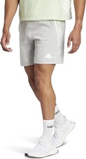 Adidas Mens Future Icon 3-Stripes Shorts, Grey, 2XL