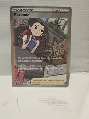 Pokemon TCG Roxanne GG66/GG70 Crown Zenith Galarian Gallery Full Art Holo UR