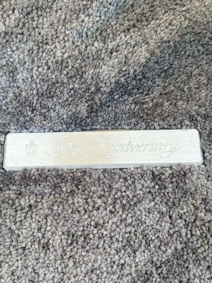 Toyota Crown Royal Saloon GRS180 50th Anniversary OEM Floor Mats Full Set 2005 - Image 3 of 4