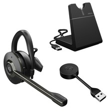 Jabra Engage 55 SE Conv Over ear Wireless Headset Black 9655-455-125 Brand New