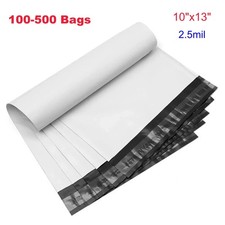 10x13 Self-Sealing Poly Mailers Waterproof Shipping Envelopes for Ecommerce