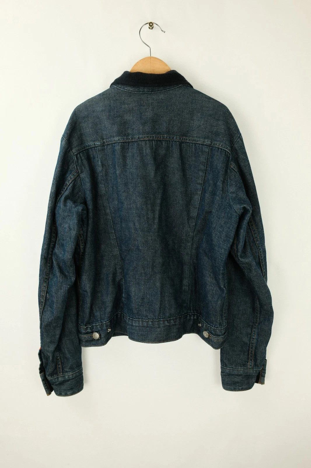 45R Women's Sz L JP3 Blue Denim Zip Jacket Japan 45RPM image 2