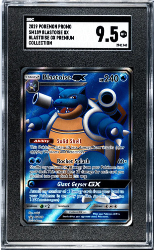 Blastoise-GX graded SGC 9.5 for sale on eBay
