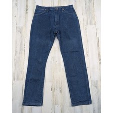 Vintage Wrangler Jeans Mens Fits 35x33 Cowboy Cut 13MWZ (Tag 38x34) USA Made