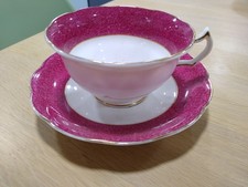 Vintage Crescent China George Jones Stoke on Trent Cup and Saucer Vgc