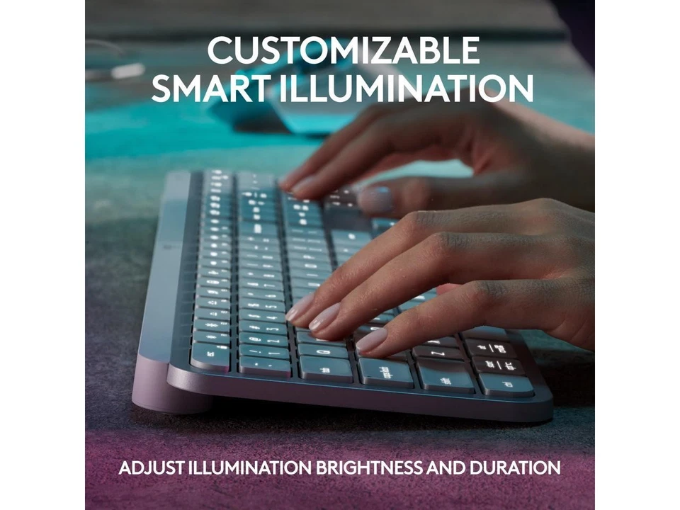 Logitech MX Keys S Wireless Keyboard, Low Profile, Fluid Precise Quiet Typing, - Image 4 of 4